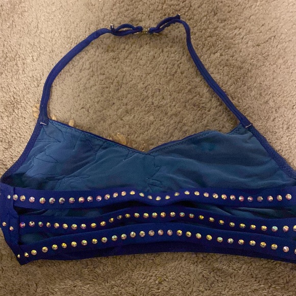 Solo navy blue custom dance costume - Picture 6 of 6